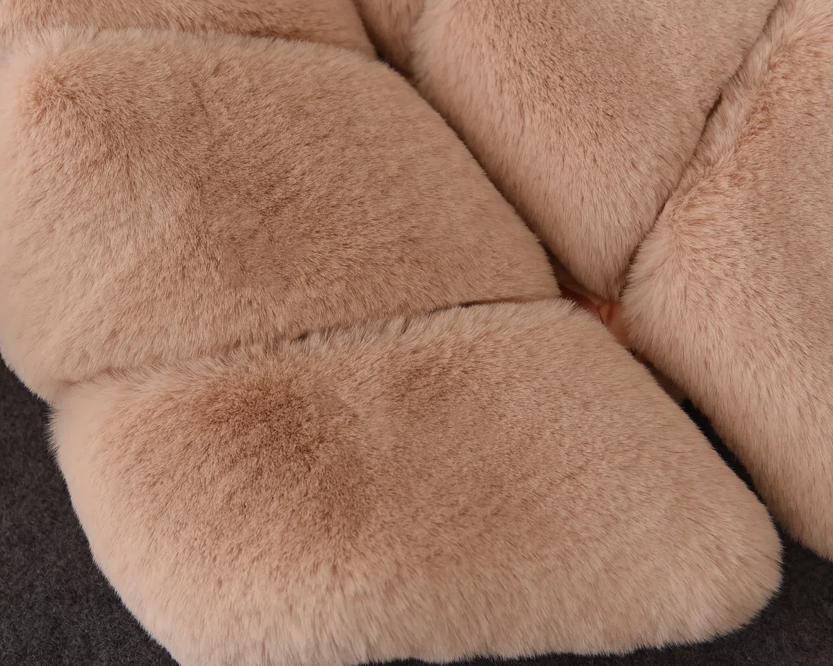 Los niños de otoño e Invierno Faux Fur Chalecos Los nuevos Cabritos imitación Fox Pelo Gilets Abrigos para Las niñas y los niños