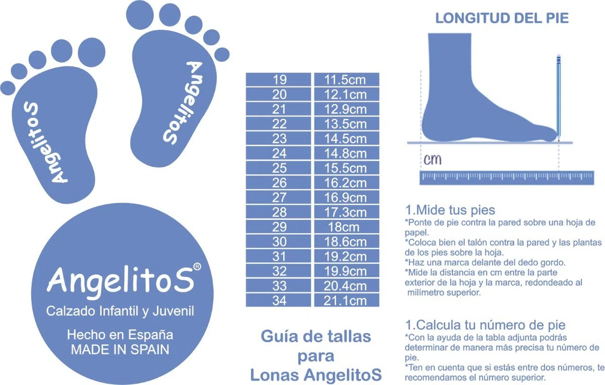 angelitos náutico Piel (27, Marino)