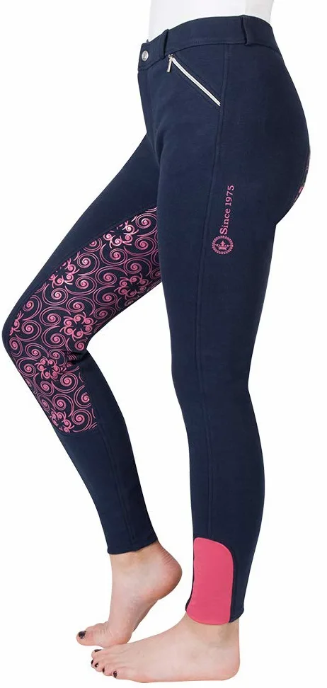 PFIFF 102604 Zahra - Pantalones de equitación para niña (92-164, Tallas 36-46)