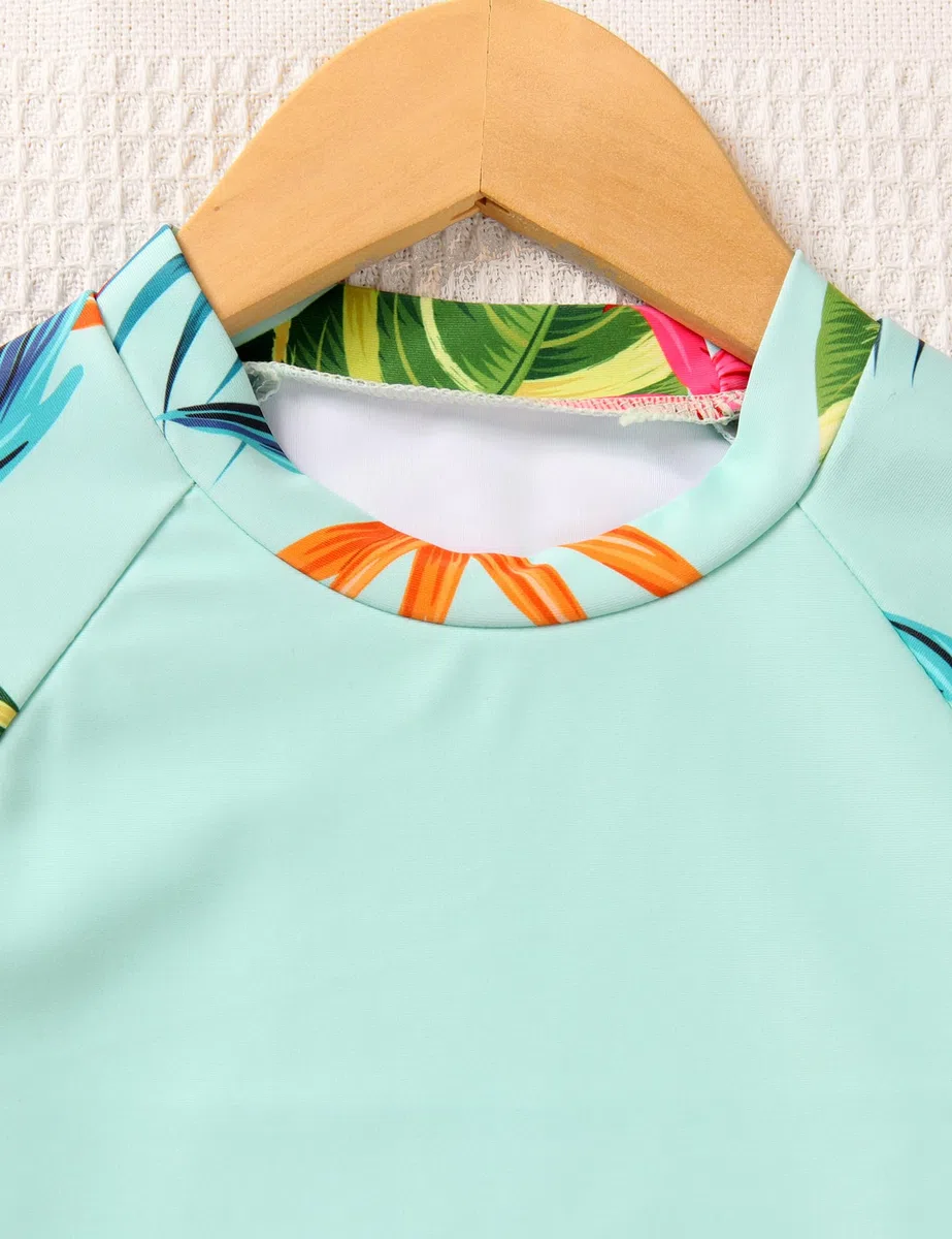 Traje de baño de 2 piezas para niñas de 3 a 10 años