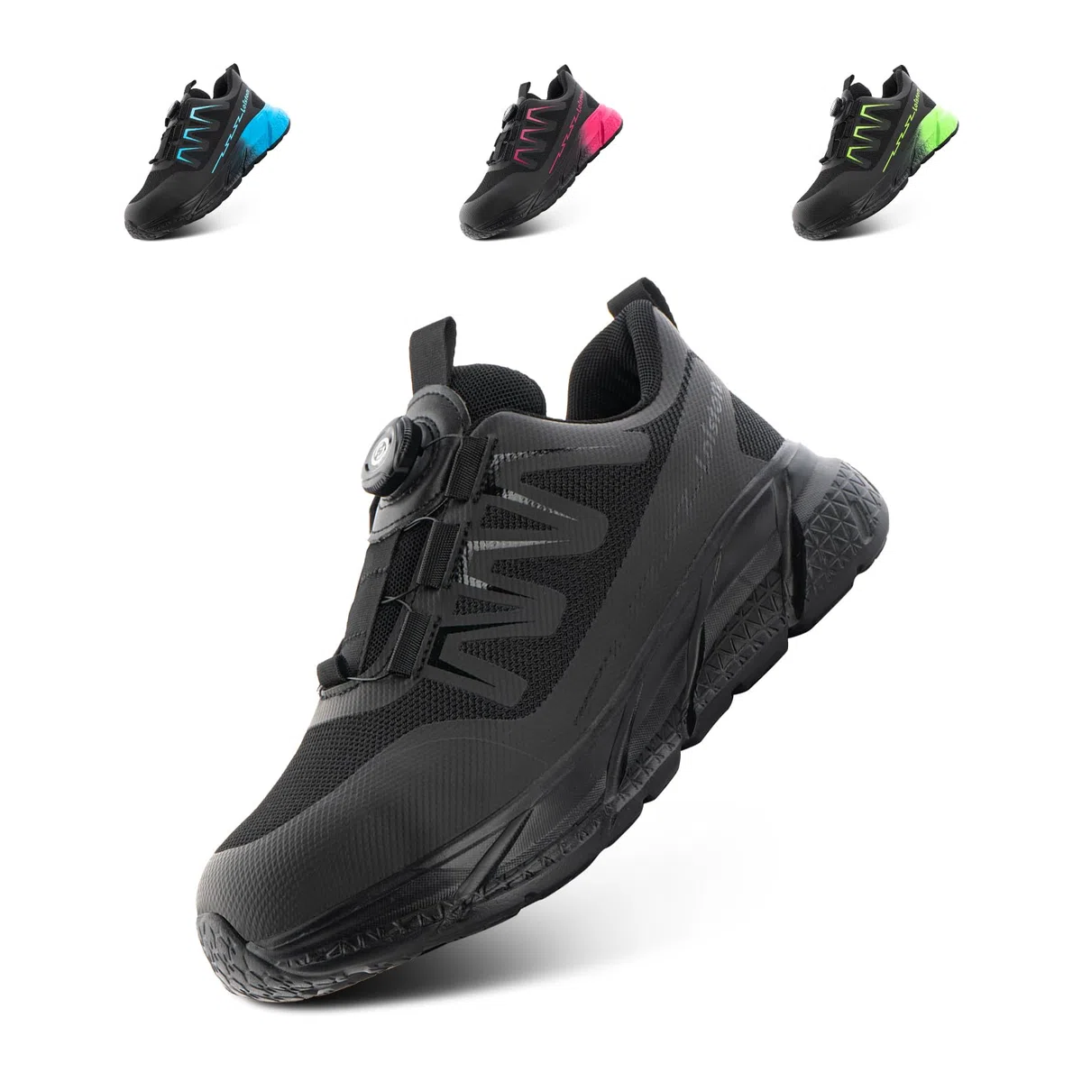 Zapatos de Seguridad Mujer Calzado Seguridad Zapatillas de Trabajo Mujer Ligeros Comodas Antideslizantes Negro NT1 EU38