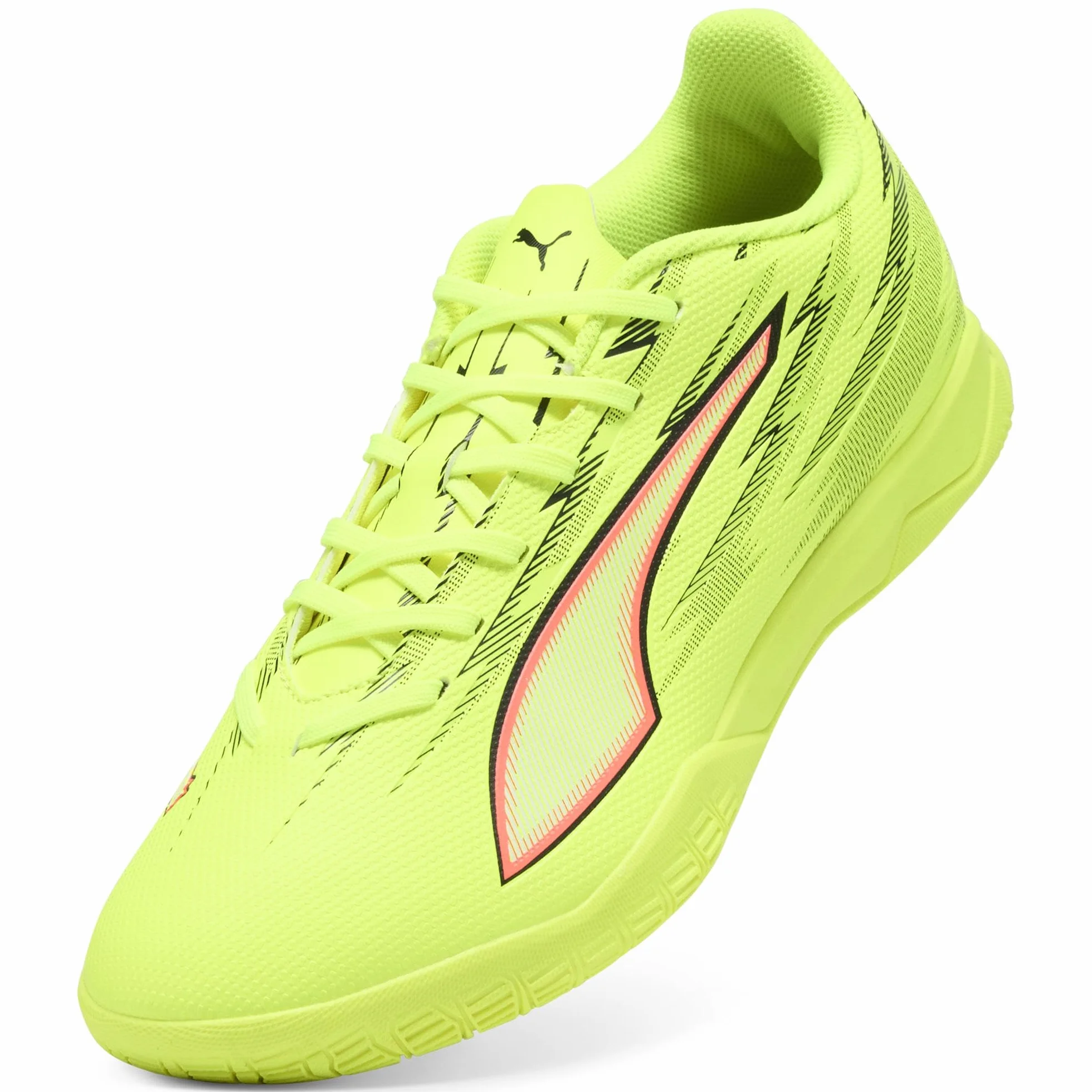 Puma Ultra 6 Play IT - Tenis de fútbol Unisex, Alerta Amarilla, Negro, Rojo Brillante, Lima exprimida, Talla 7 de Reino Unido, Yellow Alert Puma Black Glowing Red Lime Squeeze, 40.5 EU