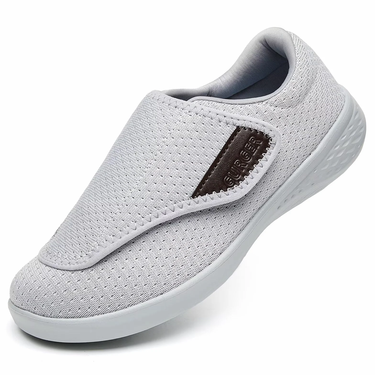 Zapatillas Diabéticos para Mujer Hombre Extra Anchas Ajustable Ortopédico Zapatos Respirable Pantuflas