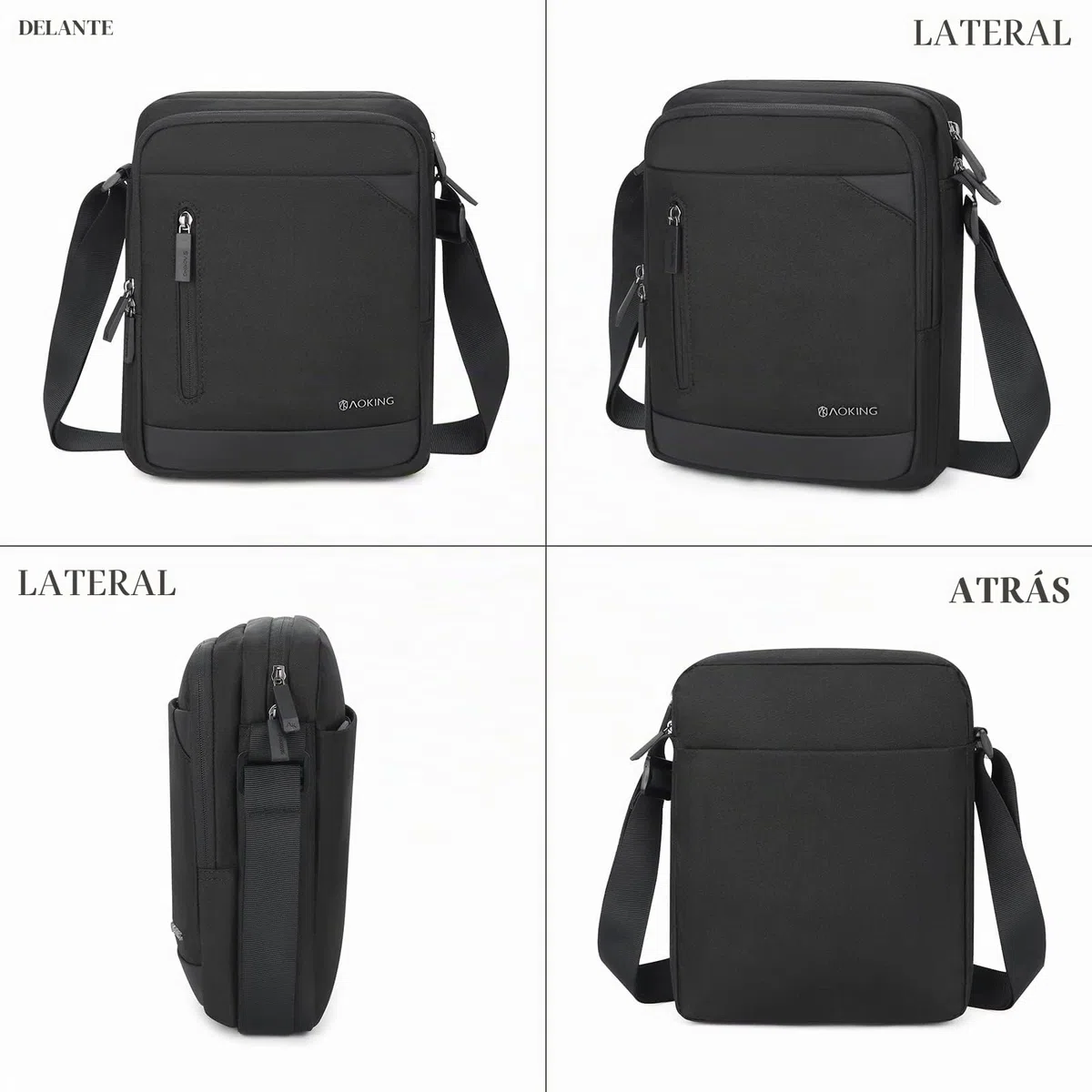 Bolso Bandolera para Tablet iPad de hasta 11 Pulgadas, Bolso de Hombro, Bolso Cruzado, Antirrobo, Resistente al Agua