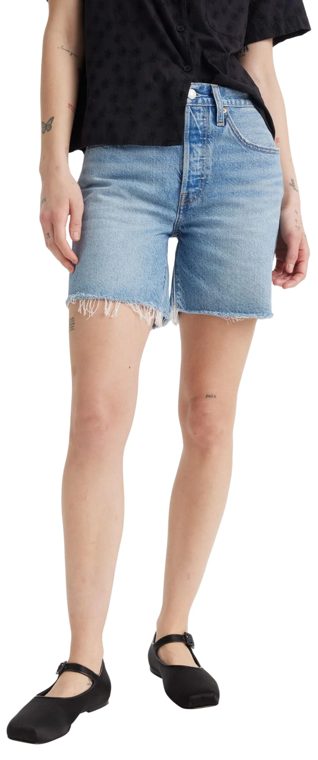 Levi'S 501 Mid Thigh Lightweight Pantalones Cortos Mujer