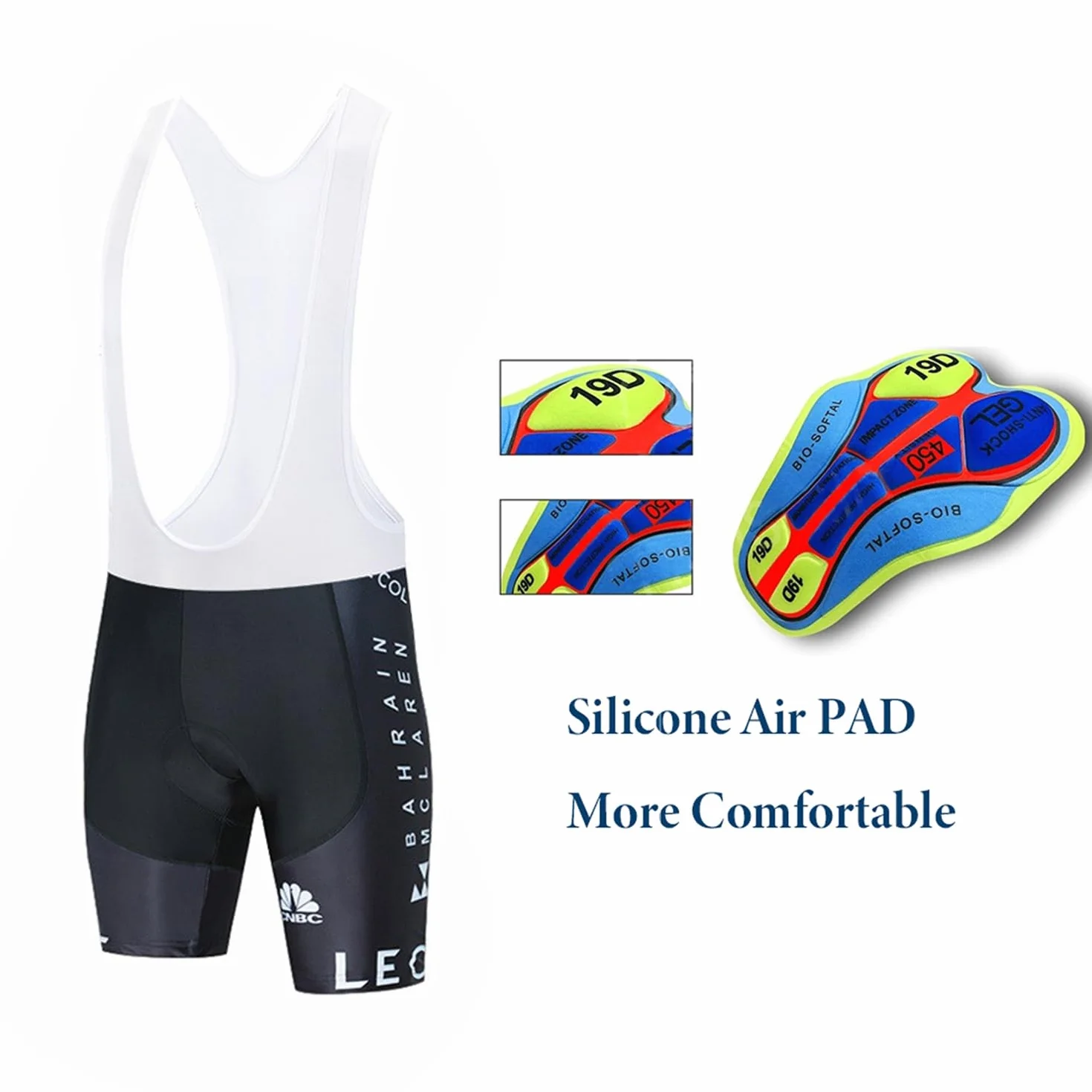 Ropa de ciclismo para hombre, juego profesional de ropa completa de ciclismo para hombre de verano para bicicleta de montaña con pantalones cortos acolchados en 9D Gel PAD transpirable y