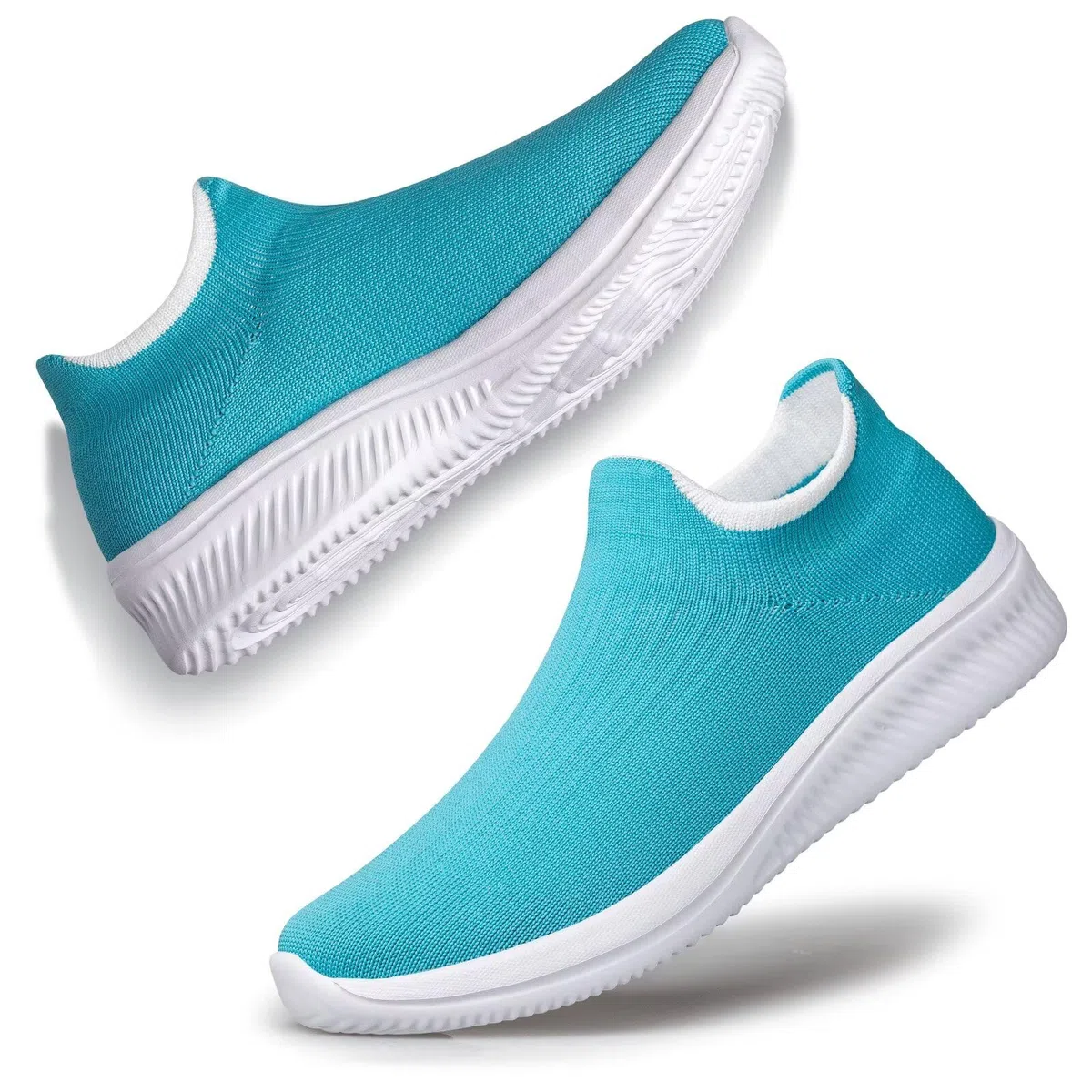 vibdiv Zapatos Planos para Caminar Mujer Zapatillas Casual Zapatillas Diarios sin Cordones Ligeros Cómodos