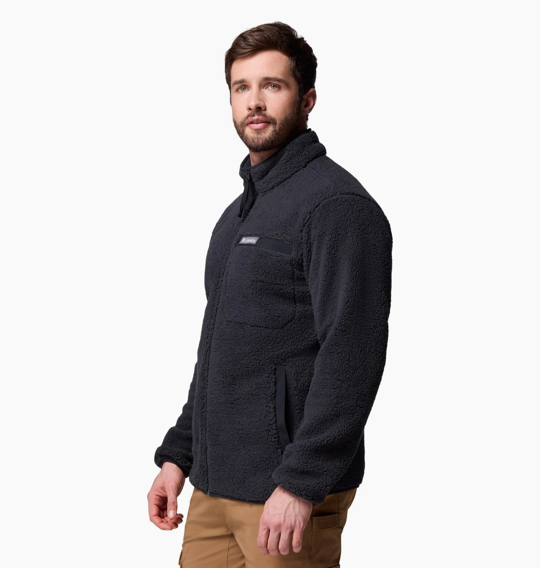 Columbia Rugged Ridge High Pile Full Zip, Chaqueta De Forro Polar Con Cremallera para Hombre