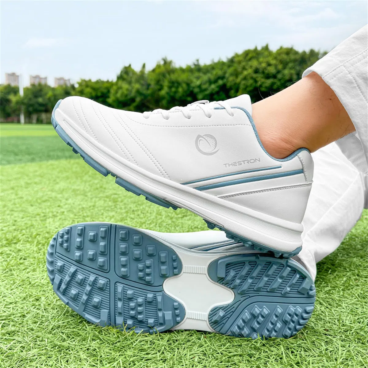 Zapatos De Golf Mujer, Zapatillas De Entrenamiento De Golf Ligeras Cómodas Y Sin Clavos Calzado Deportivo Antideslizante para Exteriores