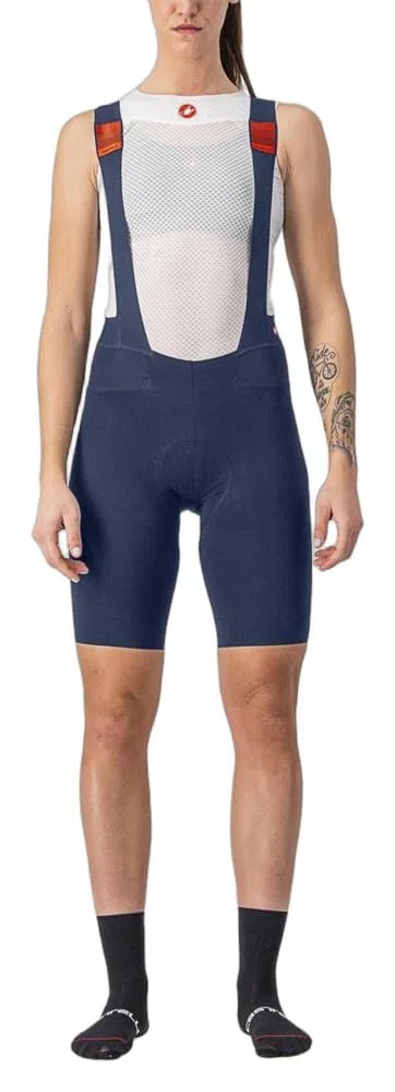 CASTELLI 4521096 Premio Black W BIBSHORT Women's Short Cycling Dungarees Black XL