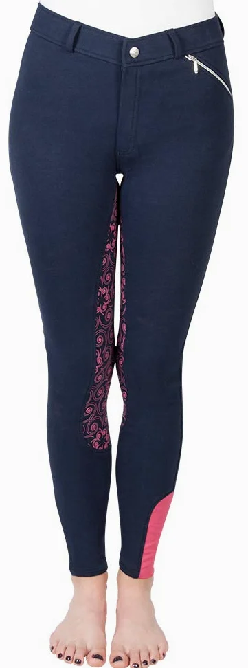 PFIFF 102604 Zahra - Pantalones de equitación para niña (92-164, Tallas 36-46)