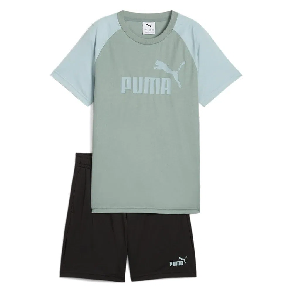 PUMA Ess No.1 Logo Poly Tee And Shorts Set B Trajes de punto Niños (Pack de 1)