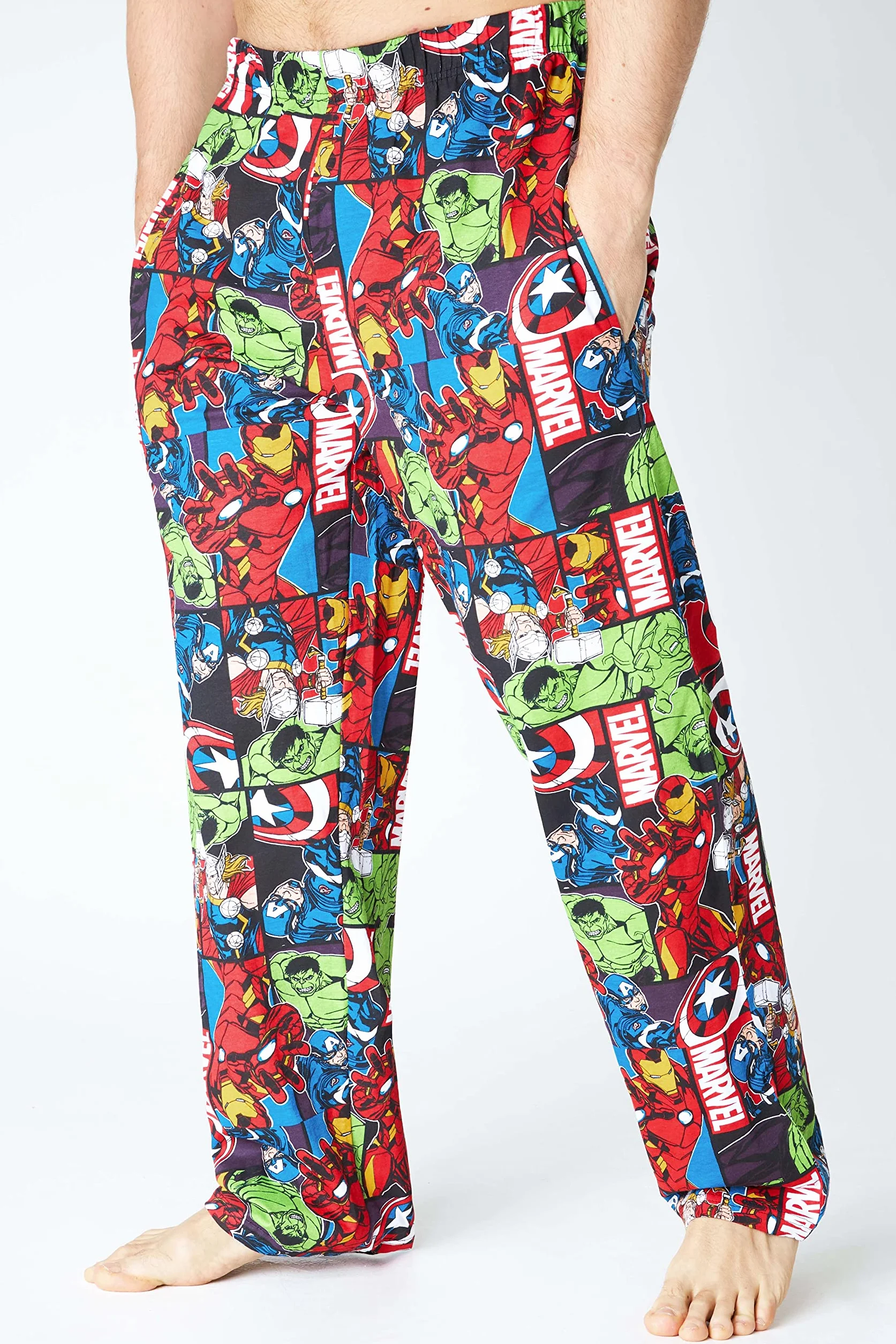 Marvel Press Pantalón de Pijamas Ropa de dormir Hombre (Pack de 1)