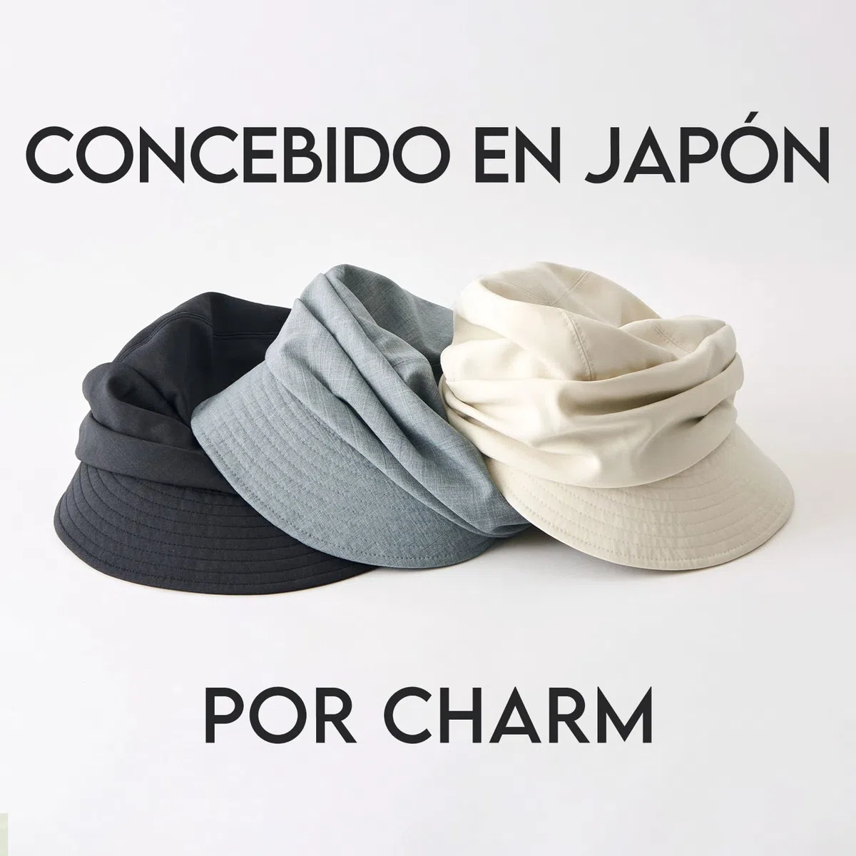 CHARM Sombrero de Sol Verano Algodón Orgánico Mujer - Visera Quimio UV Protégé