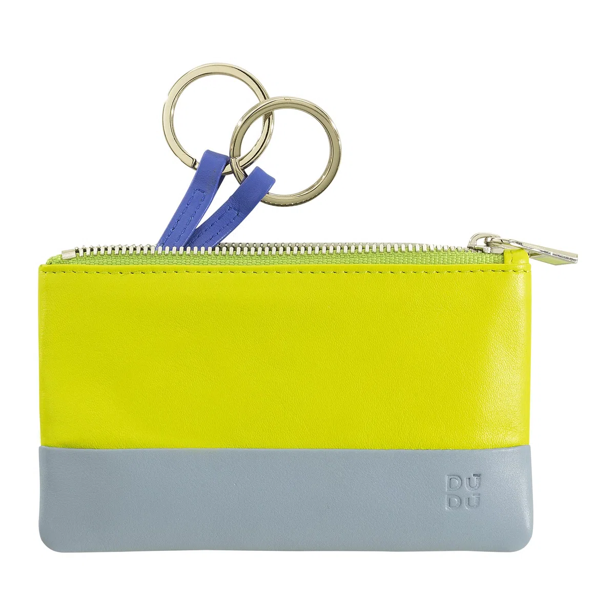 DUDU Estuche de Llaves Hombre Mujer con Cremallera Limon
