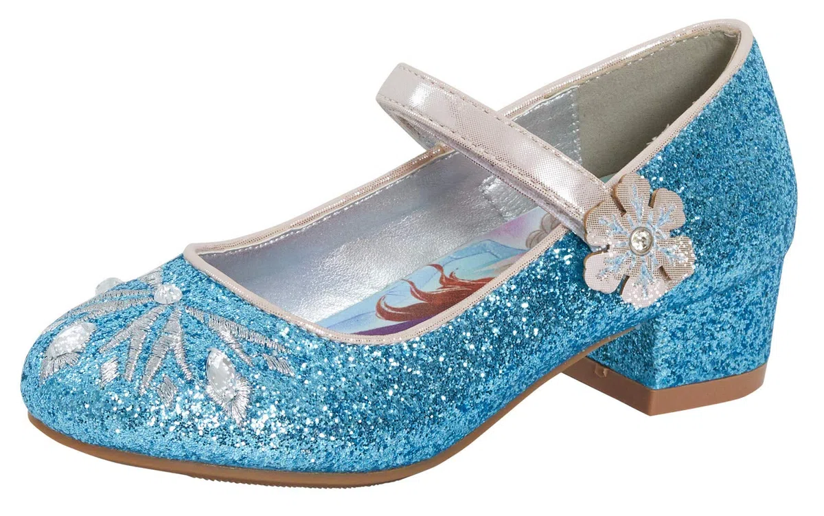 Disney Frozen - Zapatos de vestir con purpurina para niñas