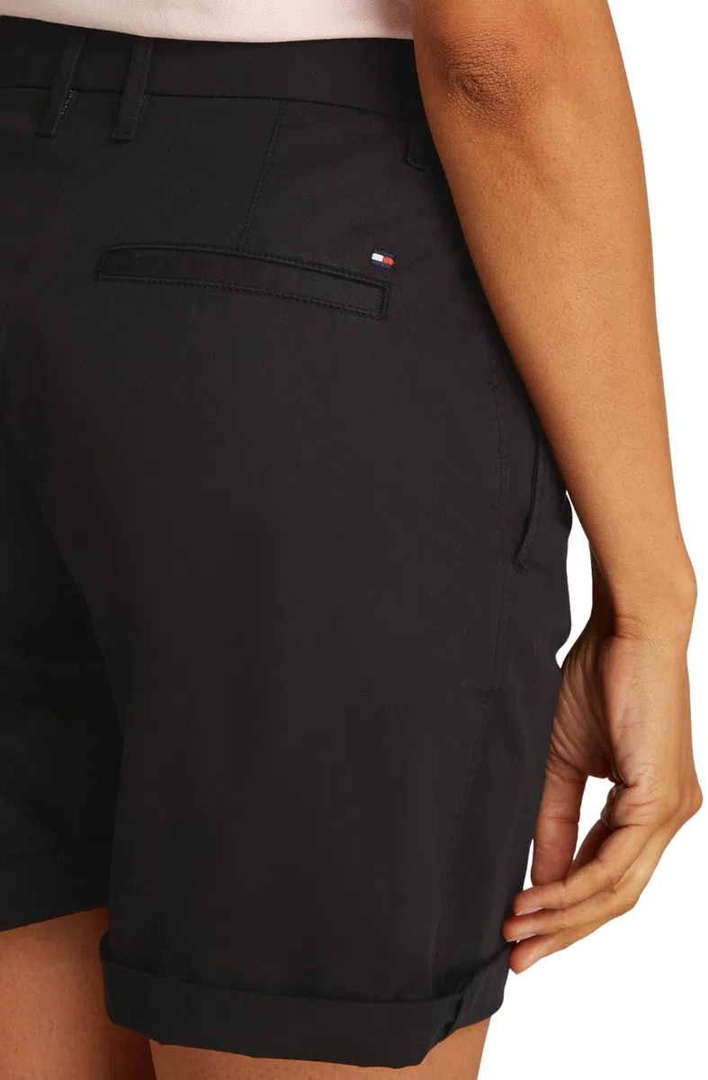 Tommy Hilfiger Pantalones Cortos Chinos para Mujer Mom Fit