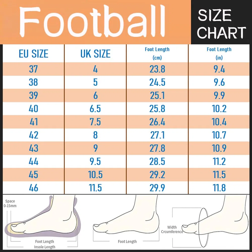 Zapatillas de Fútbol Mujer Spike Aire Libre Atletismo Entrenamiento Botas Profesionales Calzado de Fútbol Tacos de fútbol Deportivas Unisex Blanco 42 EU