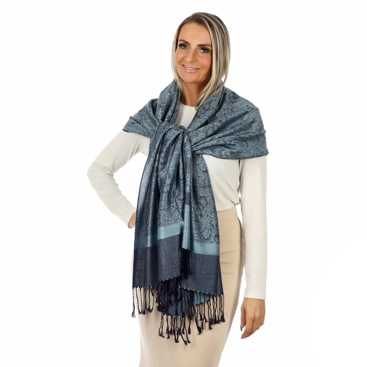 Bufanda pashmina para mujer– bufanda de Cachemira Suave y Ligera– Pashmina para Mujer