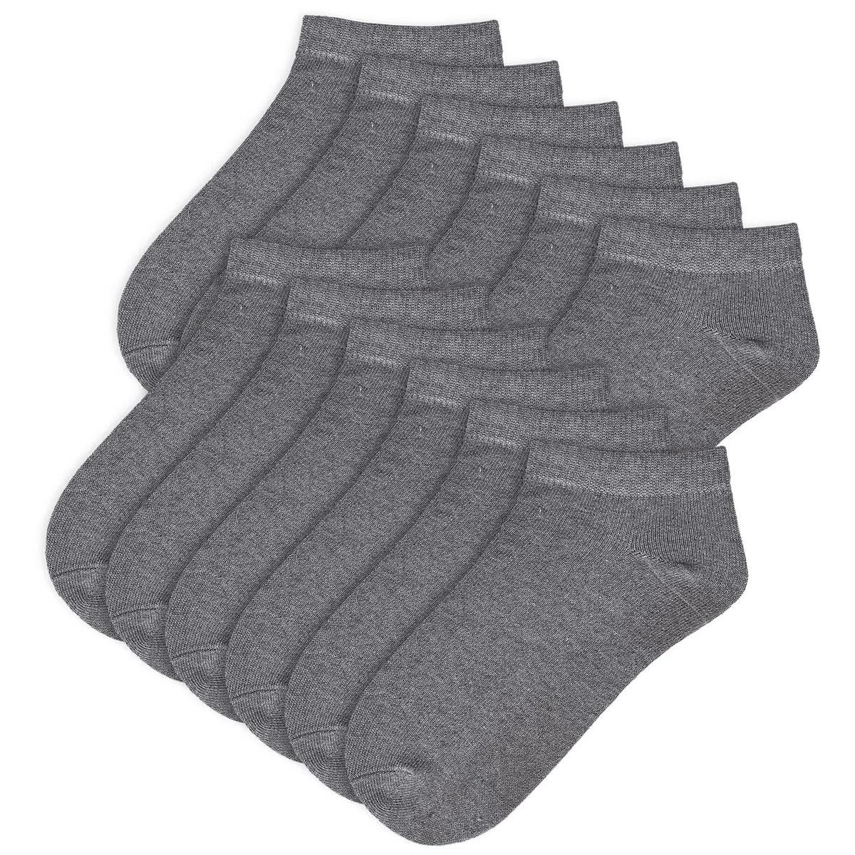 A2Z 4 Kids Niñas Niños Paquete 12 Calcetines Deportivos Plain Invisibles Algodón Para La Escuela Corte Bajo Calcetines Cómodos Talla EU 2-3 Años (22-25), 3-6 (26-30), 6-9 (31-35), 10-14 Años (36-40)