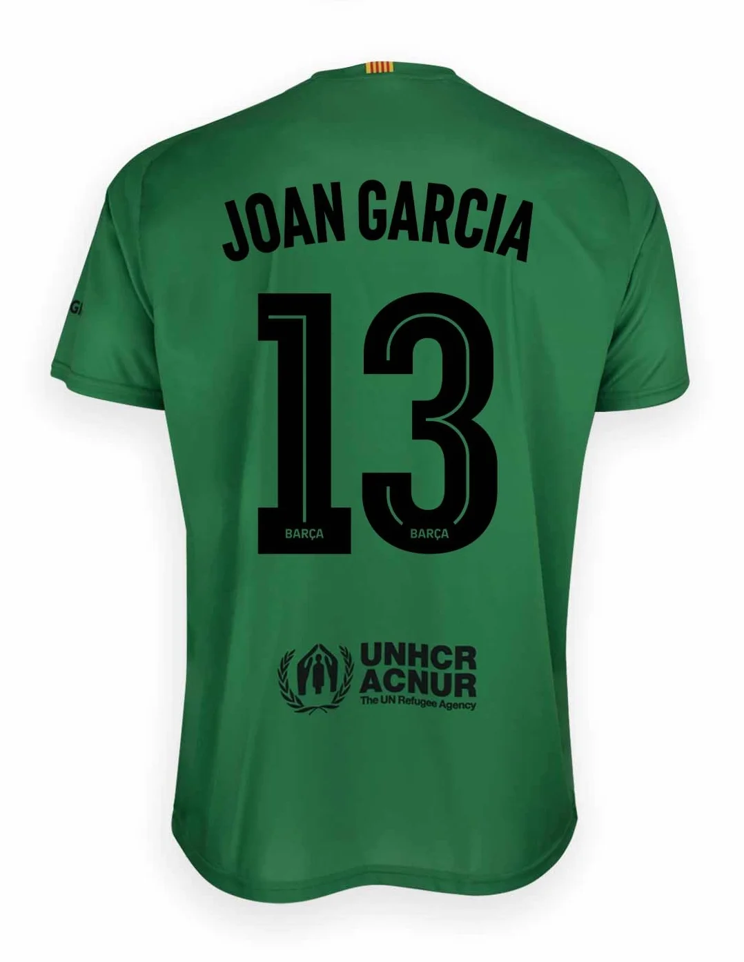 FC Barcelona Equipación de Portero Niños Temporada 25/26, Camiseta y Pantalón Verde, Réplica Oficial Joan Garcia, Unisex, 6 Años