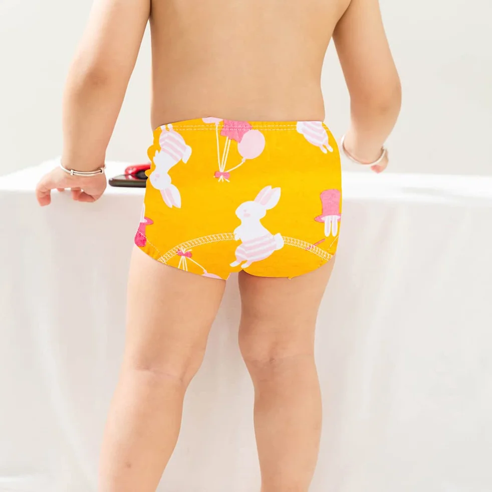 Pantalones de Entrenamiento para bebés Ropa Interior de Entrenamiento para IR al baño para niños y niñas, 2-6T