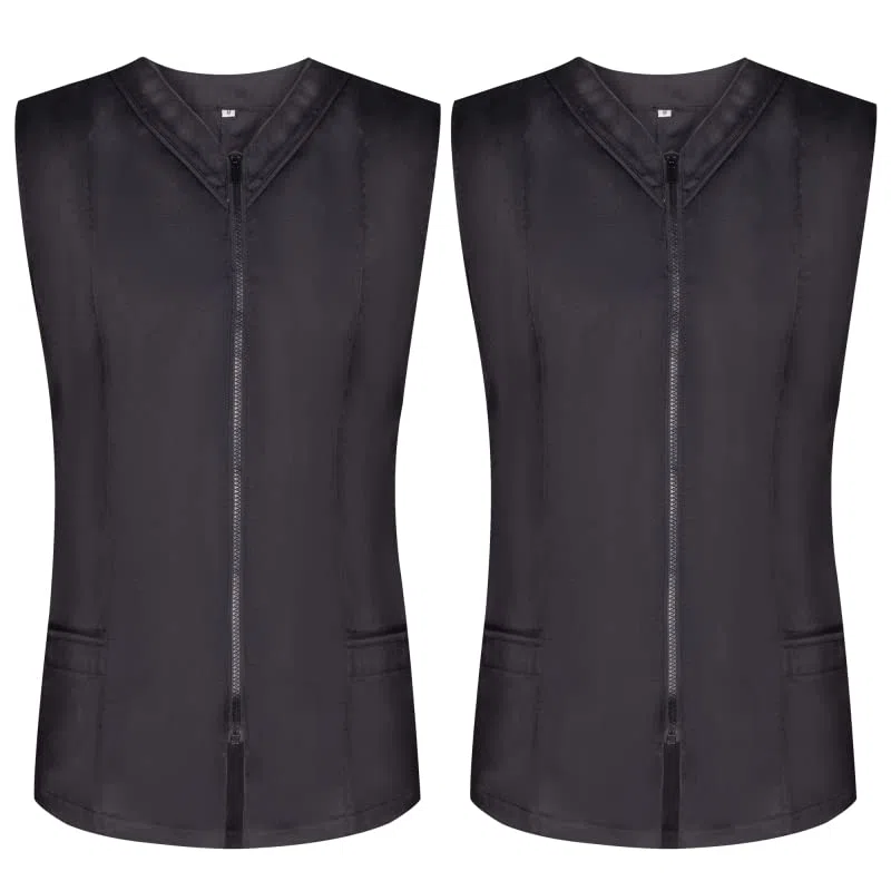 MISEMIYA - Paquete 2 Unidades - Camisa Sanitaro Mujer Sin Manga Uniformes Limpieza Uniformes Medicos Clinica Veterinarias 2-818