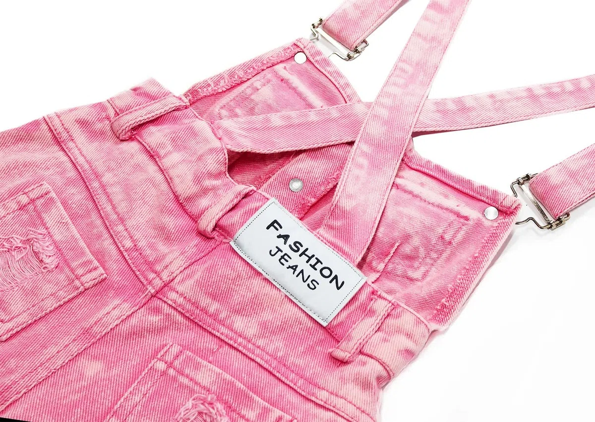 KIDSCOOL SPACE Pantalones cortos de mezclilla de moda rasgados para bebés y niños pequeños con bolsillo grandes