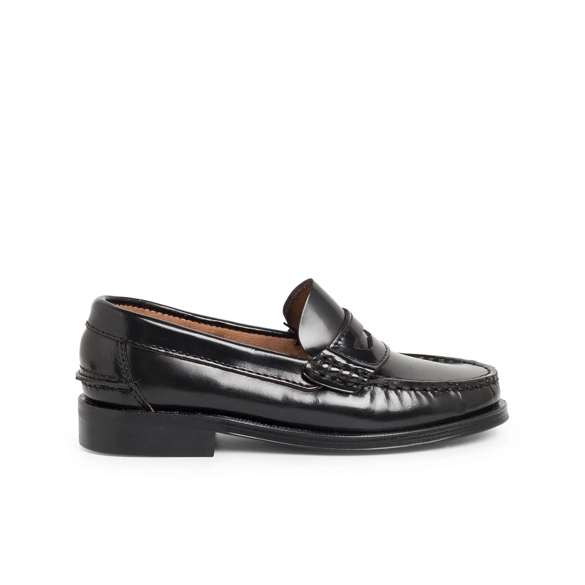 Pisamonas Zapatos Castellanos Mocasines De Piel para Niño