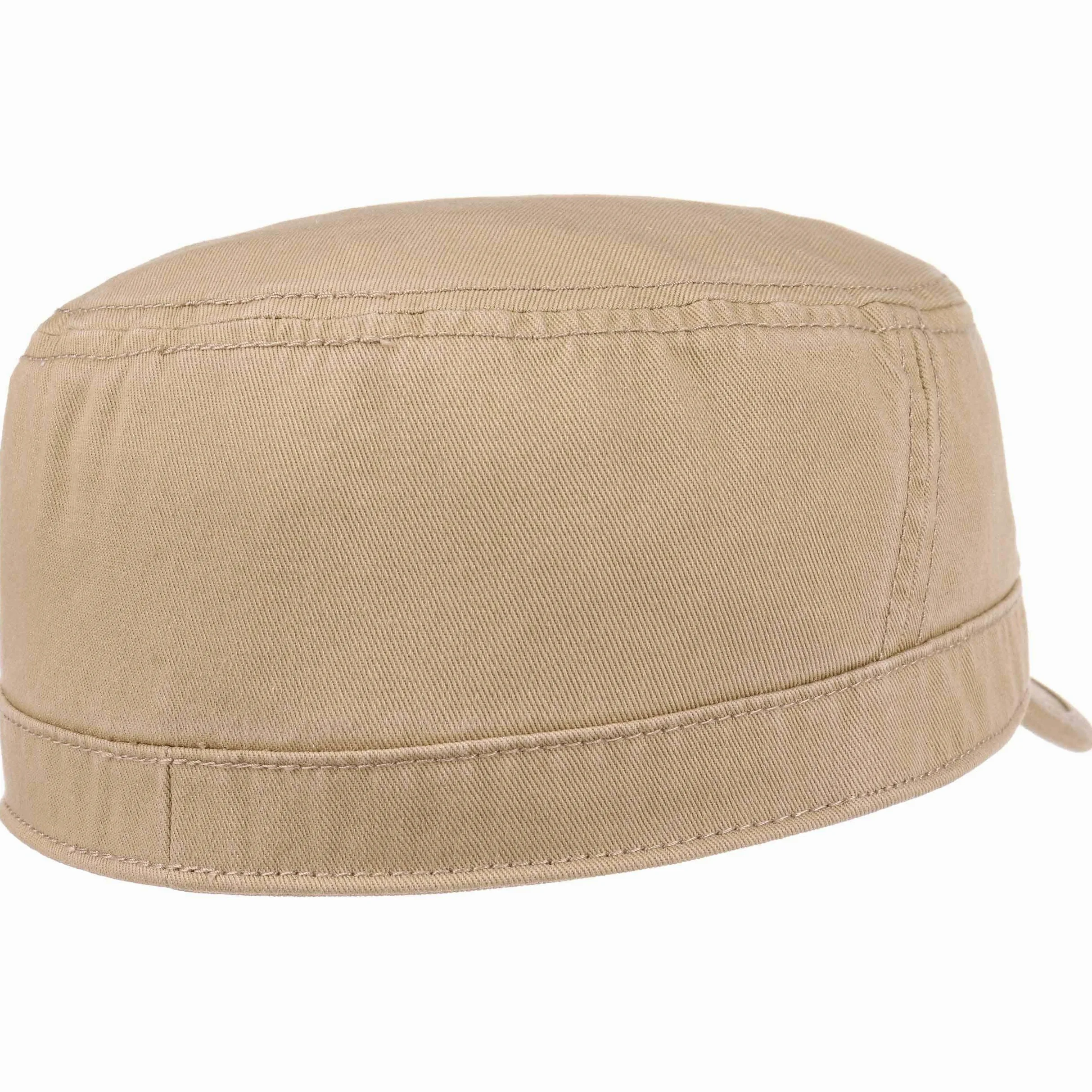 Stetson Gorra Militar con Protección UV Mujer/Hombre - de algodón Visera, Forro, Cerrado por atrás Verano/Invierno