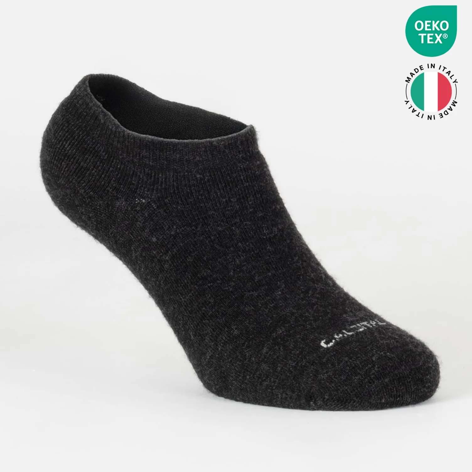 CALZITALY PACK 2/4 PARES Calcetines Invisibles Termicos, Calcetines Tobilleros Lana Merino, Pinkies,Calcetines Cortos Invernales, Made in Italy