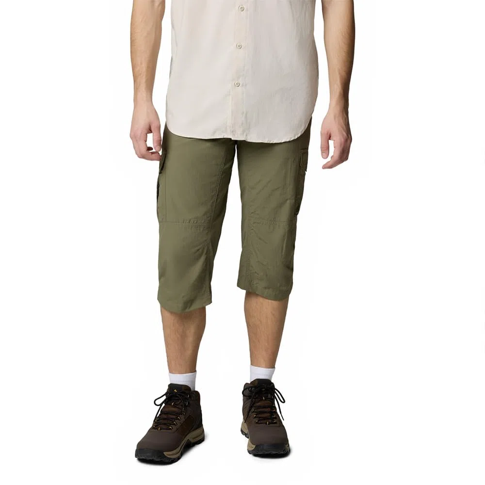 Columbia Silver Ridge II Capri, Pantalones Cortos Capri Para Senderismo Y Trekking para Hombre