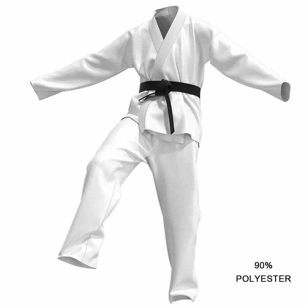 Kimono de Kárate Unisex Niños Uniforme Profesional Karate Basic Traje de Artes Marciales