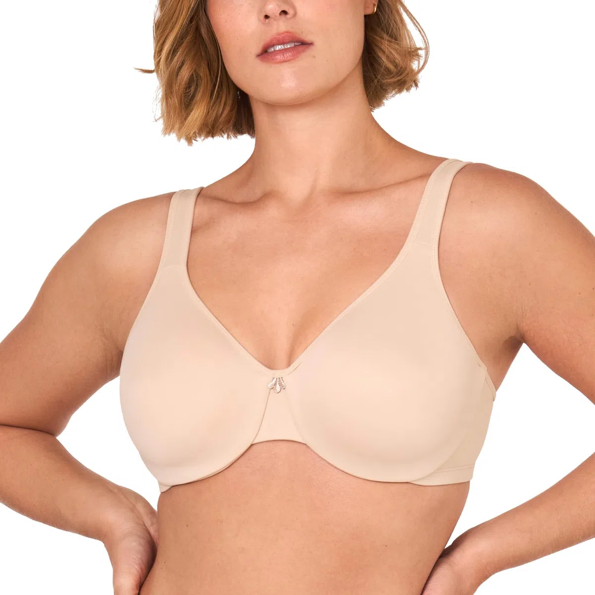 DELIMIRA Sujetador Reductor con Aros Talla Grande Copa Completa para Mujer