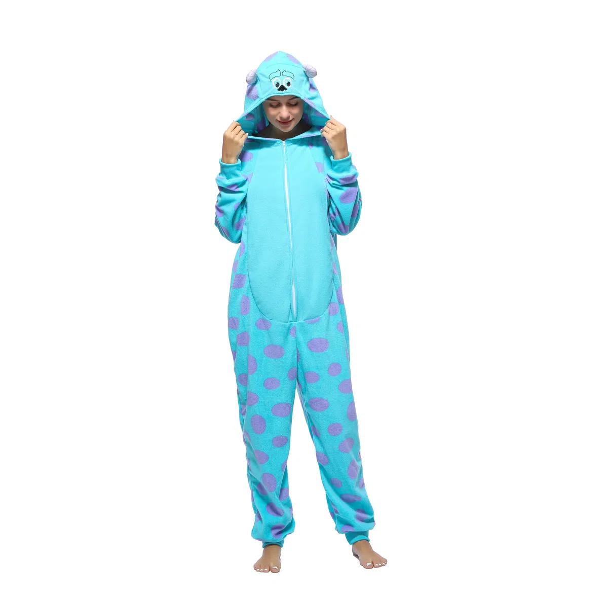 Sincere Party Mono Mono, Vaca, dalmacia, Adulto muñeco de Nieve, Traje de Pijama Animal para Hombres y Mujeres