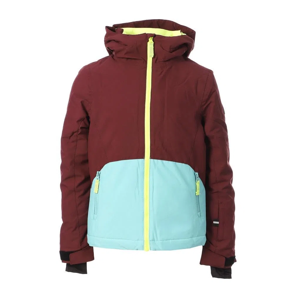 O'Neill - Chaqueta de esquí (13-14 A), color rojo, rojo, 13-14 Años