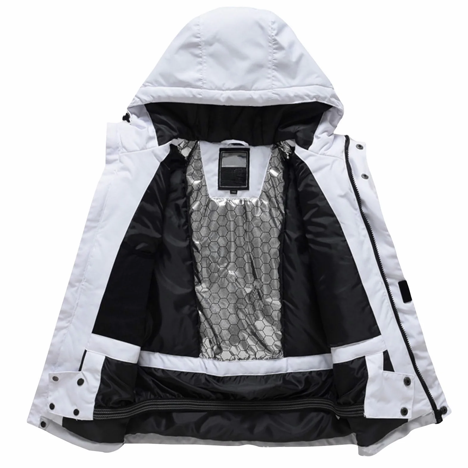 Conjunto de Traje de Esquí para Niños Niñas 2Piezas Chaqueta + Pantalones Traje de Nieve Grueso Cálido Impermeable Transpirable