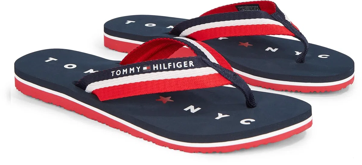 Tommy Hilfiger Chanclas para Mujer Beach Sandal Zapatillas de Baño
