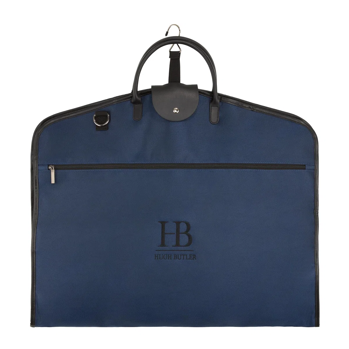 Funda para Traje 40" (Ligera) - Elegante Traje 1-2 con Bandolera - Funda para Ropa de Hombre y Mujer - Plegable - no Arruga la Ropa. Niles Azul Marino