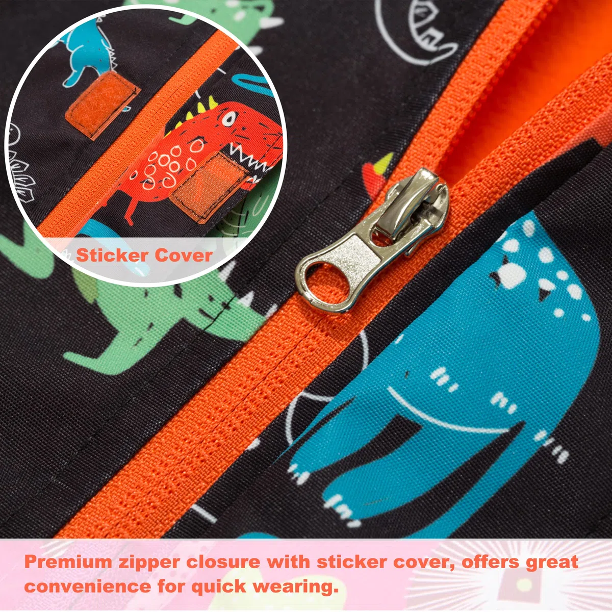 Fewlby Chaqueta Impermeable con Capucha para Niño, Cortavientos con Forro Polar Ligera Abrigo Prueba de Viento Niños Chubasquero Primavera Otoño Abrigos Deportivos 3-12 Años
