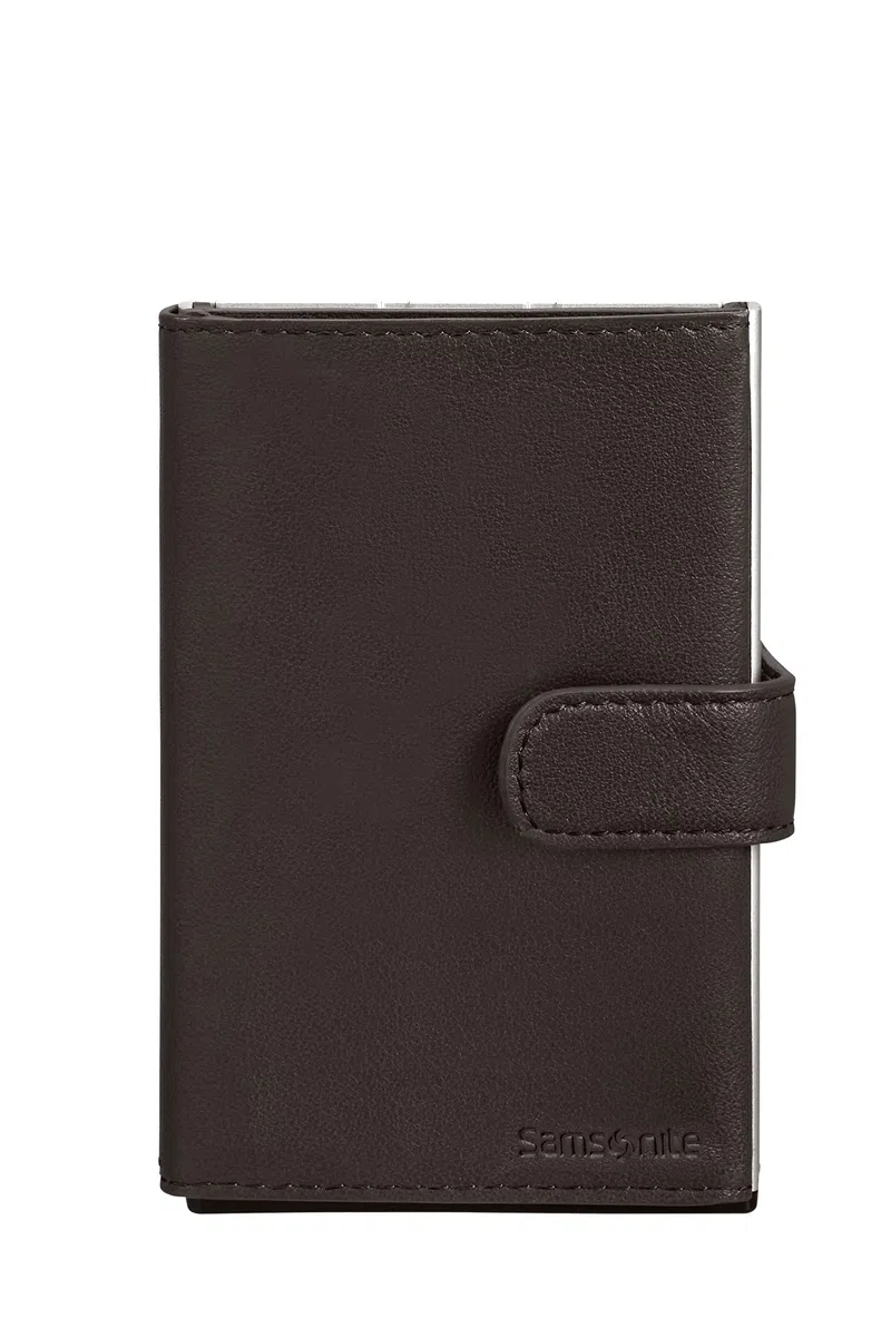 Samsonite ALU Fit SLG - Billetera, 10.2 cm, marrón (marrón Oscuro)
