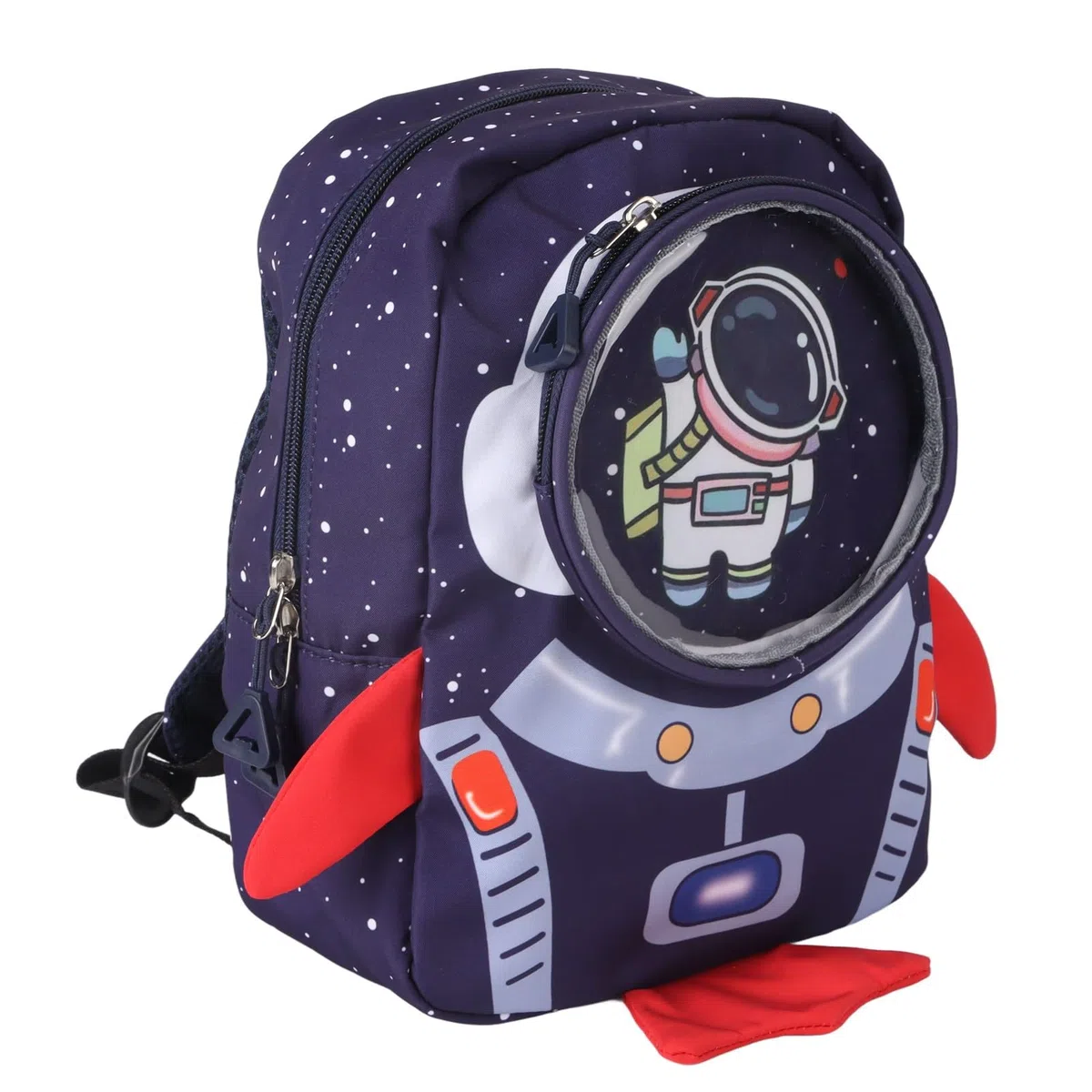 HEEPDD Mochila para Niños con Diseño de Astronauta de Dibujos Animados, Gran Capacidad, Cuerda Antipérdida, Tela Oxford, Mochila para Niño para Estudio de Escuela Primaria, Estilo