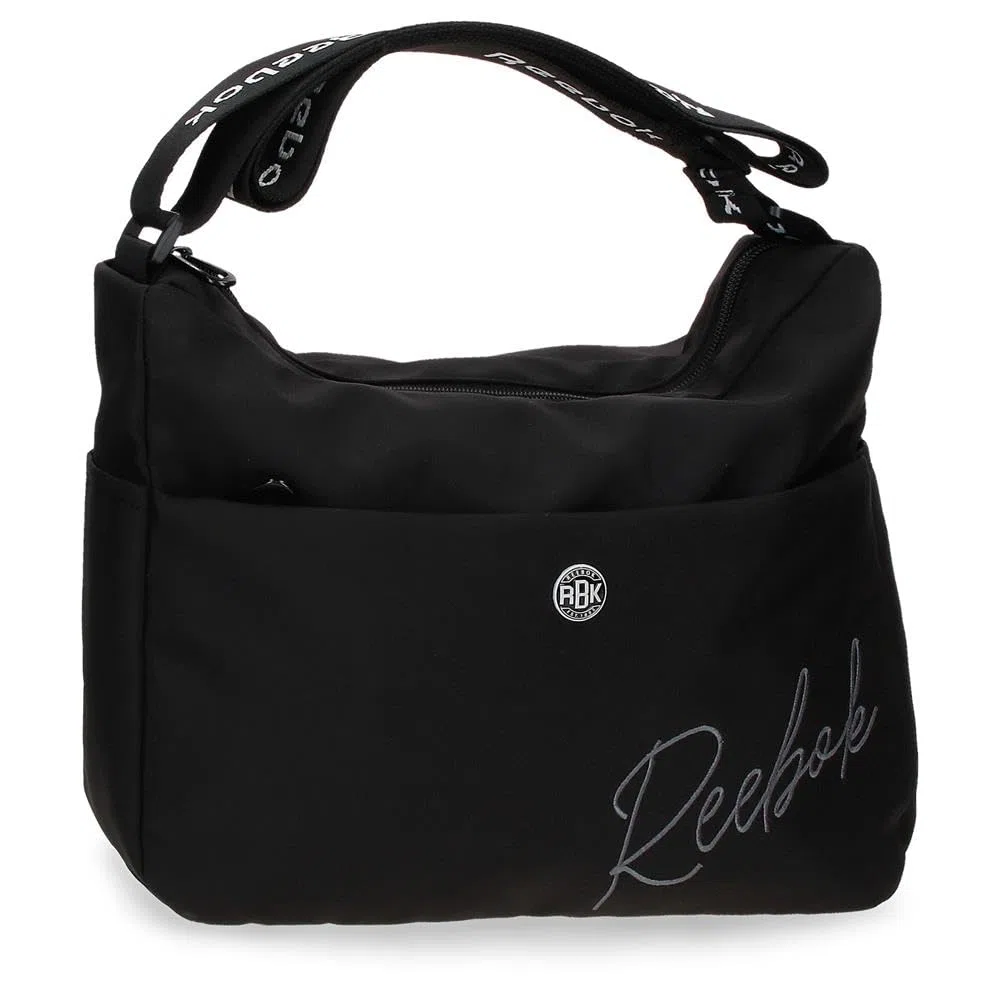 Reebok Violet Bandolera Negro 32x25x11 cms Poliéster by Joumma Bags