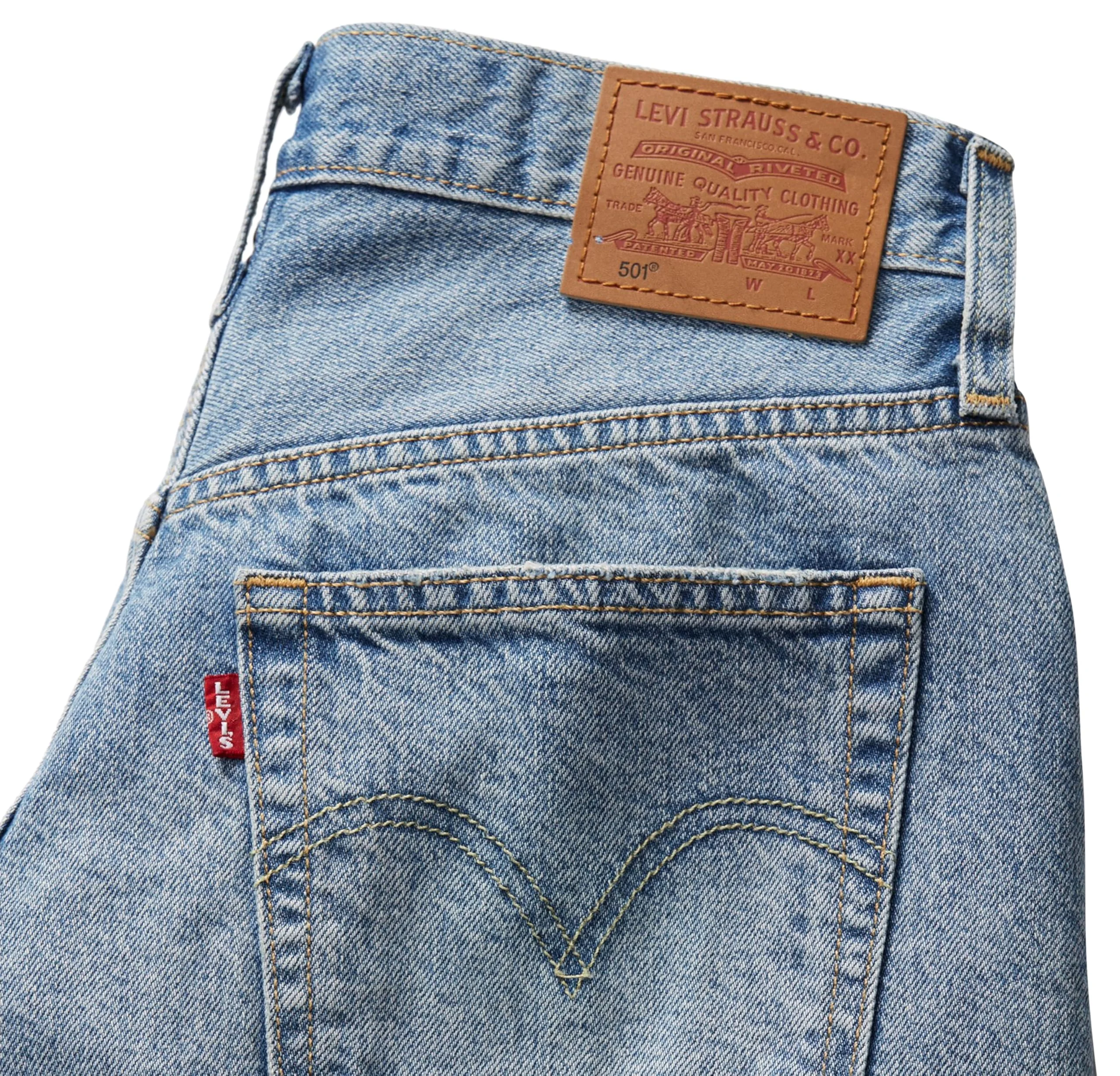 Levi'S 501 Mid Thigh Lightweight Pantalones Cortos Mujer