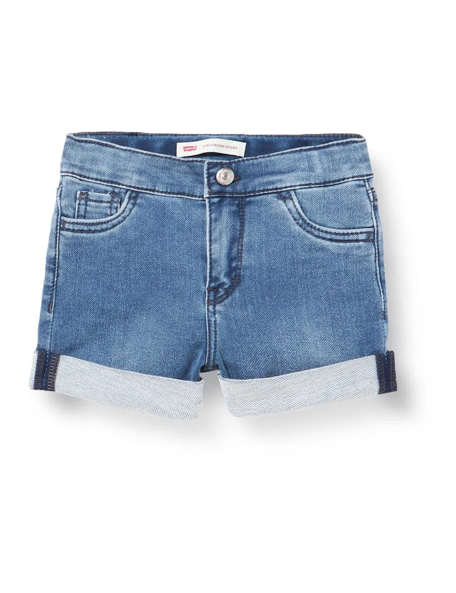 Levi'S Kids Lvg Roll Up Denim Shorts 1eb192 - Pantalones Cortos Bebé-Niñas