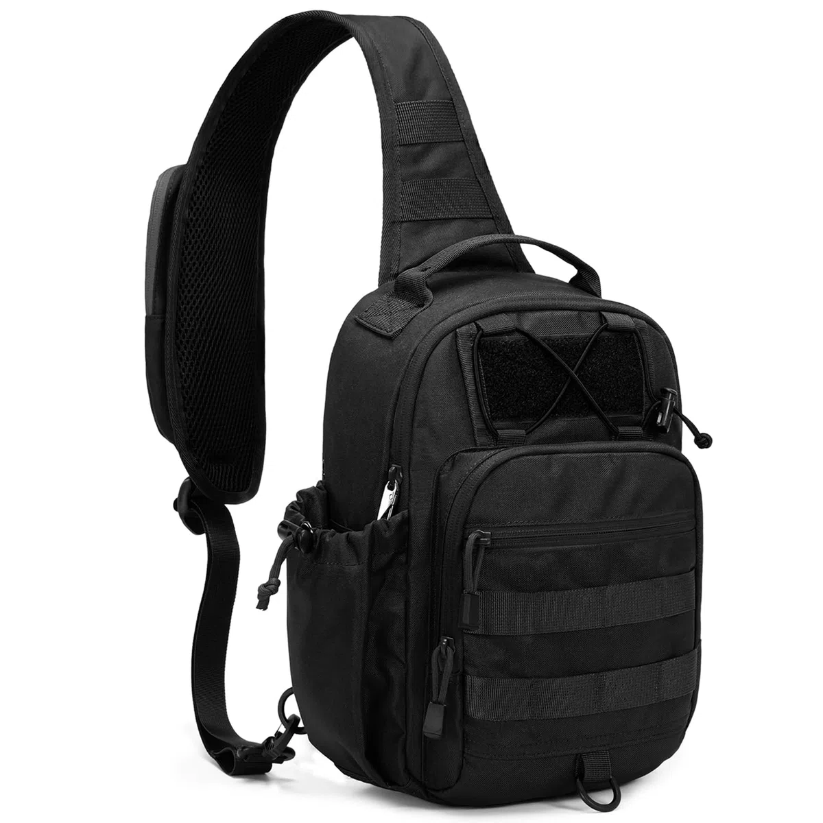 HALOVIE Mochila Táctical Militar,Mochila Cruzada Antirrobo Bolsa Bandolera Pequeña Hombre Bolsa Pecho Sling Bag para Senderismo Ciclismo Camping