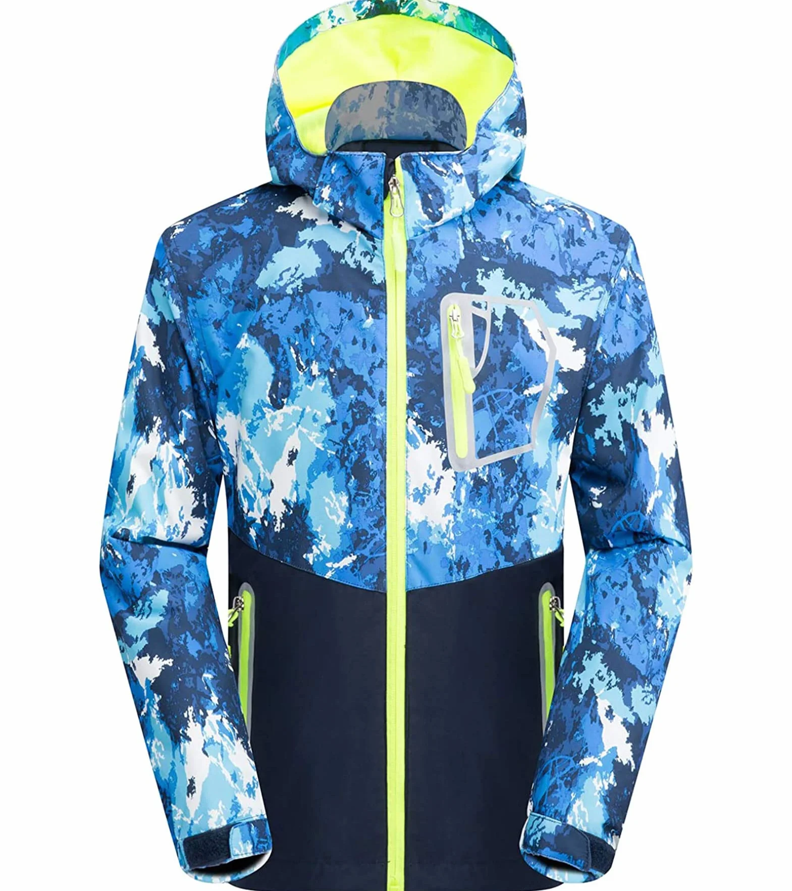 Chaqueta Impermeable para Niños - Cazadora Cortavientos Niño Estampado Militar