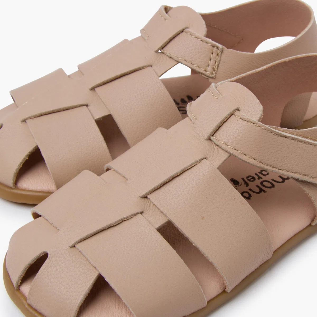 Pisamonas Sandalias Barefoot Tiras Piel