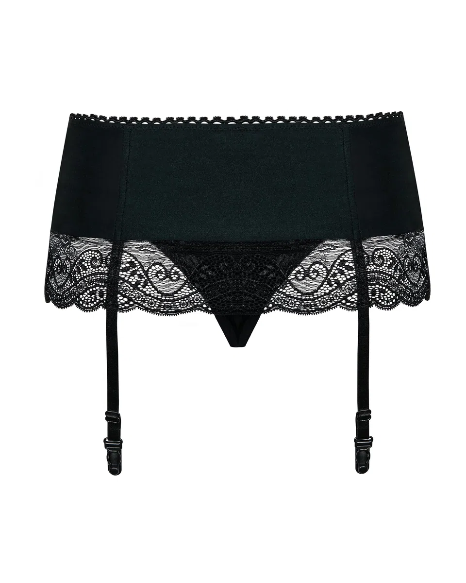 Selente Love & Fun Liga delicada para mujer con braga fina en conjunto de lencería seductor en caja de regalo