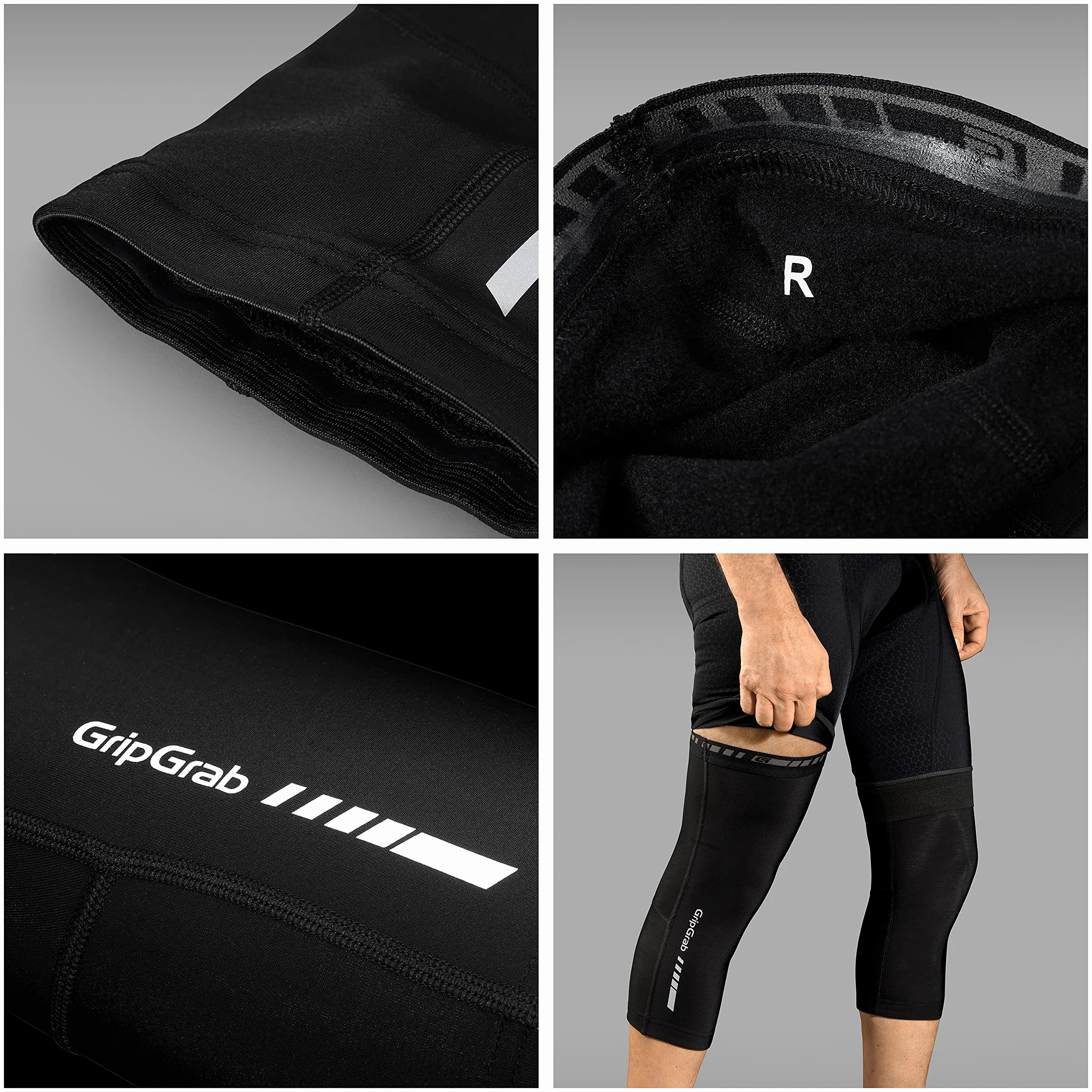 GripGrab Perneras de Ciclismo Piratas Classic Perneras Ciclismo Invierno Térmicas Felpa Antideslizante Bici Carretera MTB